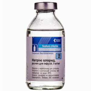 Натрия хлорид (физ. раствор) р-р д/инф. 0,9% бут. 100мл