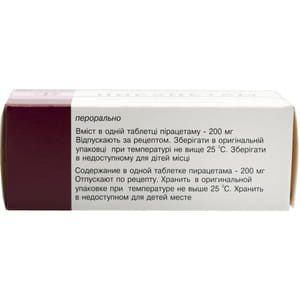 Пирацетам табл. п/о 200мг №60