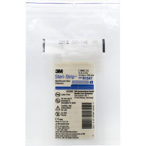 Полоски для безшовного сведения краев кожной раны Steri-Strip (Стери-Стрип) R1547 размер 12мм х 100мм 1 шт