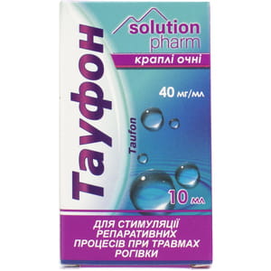 Тауфон крап.очні 40мг/мл фл. 10мл №1