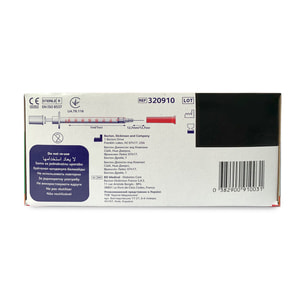 Шприц 1 мл инсулиновый с интегрированной (несъемной) иглой U-40 ВD Micro-Fine Plus (Микро Файн Плюс) 29G (0,33 х 12,7 мм) 1 шт