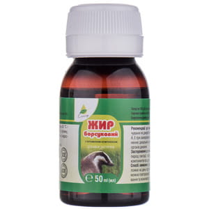 Барсучий жир с витаминным комплексом флакон 50 мл