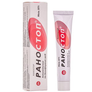 Раностоп мазь 10% туба 20 г