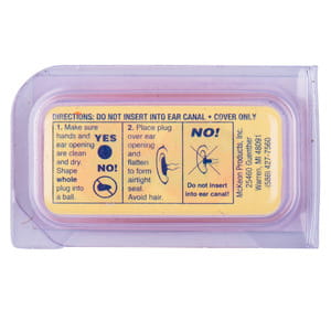 Беруши Вкладки ушные силиконовые Pillow Soft  детские оранжевые 1 пара