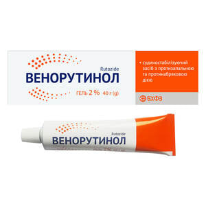 Венорутинол гель 2% туба 40г