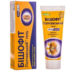 Гель Бішофіт Полтавський для спини, суглобів та м'язів 75 мл