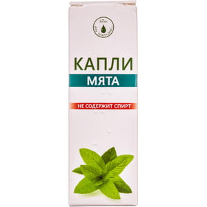 Краплі для нормалізації психоемоційного стану, процесів травлення і жовчовиділення М'ята ENJEE (Енжі) флакон 30 мл