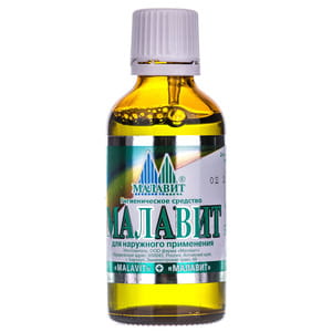 Малавит средство гигиеническое для наружного применения (включая гигиену слизистой полости рта и интимной зоны) флакон 50 мл