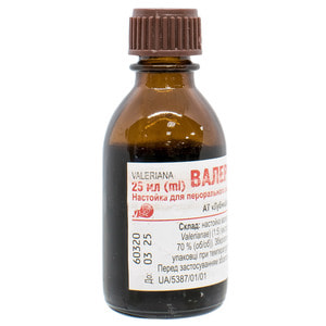 Валерианы настойка фл. 25мл
