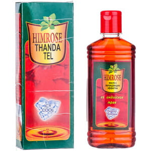 Масло для тела HIMROSE (Химроз) аюрведическое от боли в суставах с охлаждающим эффектом с индийских трав 100 мл
