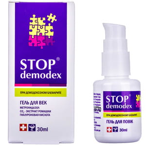Гель для век Стоп Демодекс против демодекоза 30 мл