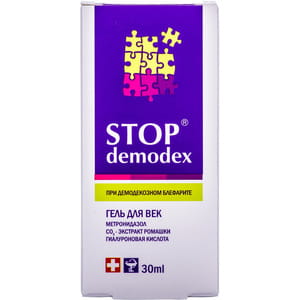 Гель для век Стоп Демодекс против демодекоза 30 мл