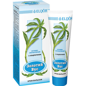 Крем-бальзам для ніг Еліксир Золотий вус з хондроїтином 75 мл