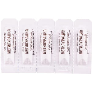 Метилурацил суп. рект. 0,5 г №10