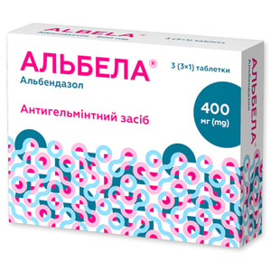 Альбела табл. 400мг №3