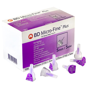 Иглы для шприц-ручки Micro-Fine Plus (Микро-Файн Плюс) размер 31G 0.25 x 5 мм 100 шт