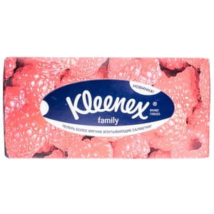 Серветки гігієнічні паперові KLEENEX (Клінекс) в коробці 150 шт