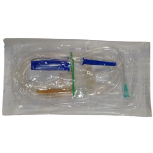 Система для вливання інфузійних розчинів ПР Гемопласт з  металічною голкою