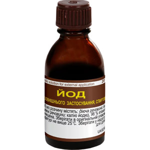Йода р-р спирт. 5% фл. 20мл