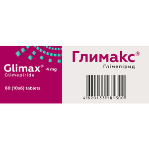 Глимакс табл. 4мг №60
