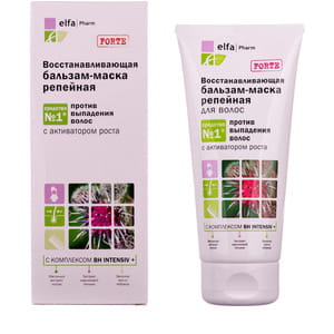 Бальзам-маска для волосся ELFA PHARM (Ельфа Фарм) Реп'яхова 200 мл