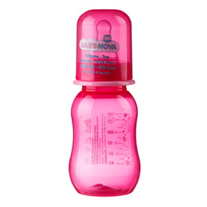 Бутылочка для кормления BABY-NOVA (Беби нова) одноцветная пластиковая цвет в ассортименте 125 мл