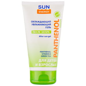 Гель після загару SUN ENERGY (Сан енерджі) Panthenol (Пантенол) охолоджуючий 150 мл