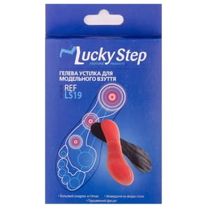 Стелька LUCKYSTEP гелевая для модельной обуви модель LS19