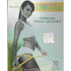 Слім-О-Вид капсули для зменшення всмоктування та накопичення жиру в організмі 2 блистера по 15 шт