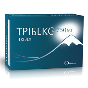 Трибекс диетическая добавка тонизирующего действия таблетки по 750 мг 6 блистеров по 10 шт