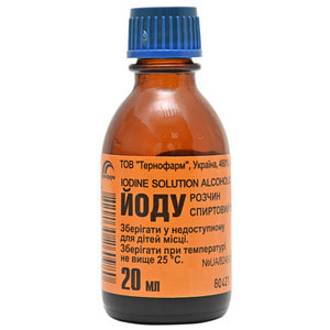 Йода р-р спирт. 5% фл. 20мл