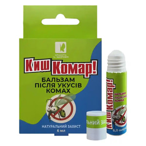 Бальзам для тела ENJEE (Энжи) Кыш-комар после укусов комаров флакон роликовий 6 мл