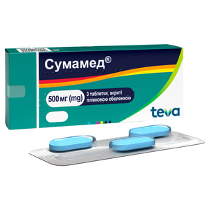 Сумамед табл. п/о 500мг №3