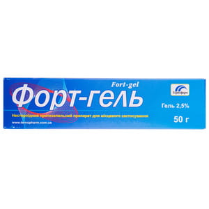 Форт-гель 2,5% туба 50г