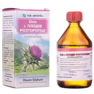 Масло расторопши 100 мл Фитолик