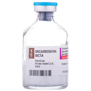 Оксалиплатин-Виста пор. д/п р-ра д/инф. фл. 100мг №1***