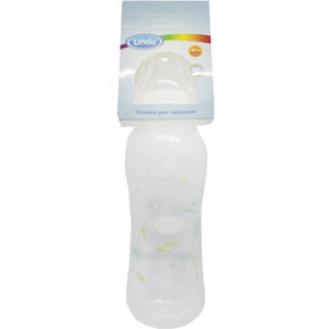 Бутылочка LINDO (Линдо) артикул LI 145 выгнутая с силиконовой соской 250 мл