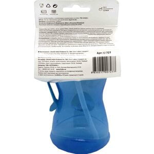 Поилка-непроливайка LINDO (Линдо) артикул 727 на клипсе с силиконовой трубочкой от 6-ти месяцев 375 мл - 415 мл