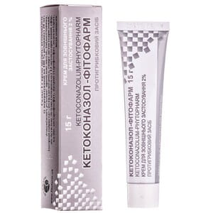 Кетоконазол-Фитофарм крем 2% туба 15г
