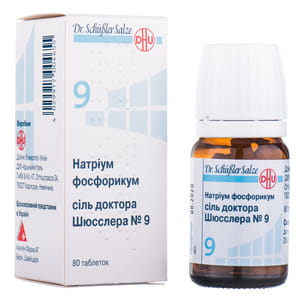 Натріум фосфорикум сіль доктора Шюсслера №9 табл. №80
