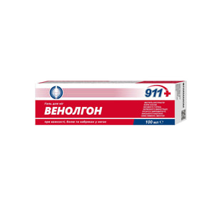 Гель 911 Венолгон для ног при болях и отеках 100 мл Фармаком