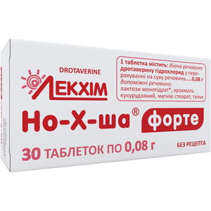 Но-х-ша форте табл. 0,08г №30