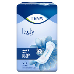 Прокладки урологічні TENA (Тена) Lady Extra Plus InstaDry (Леді Екстра Плюс Інстдрай) для жінок 8 шт