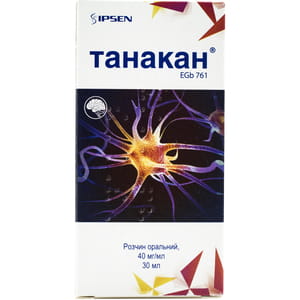 Танакан р-н орал. 40мг/мл фл. 30мл