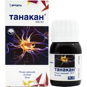 Танакан р-н орал. 40мг/мл фл. 30мл