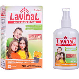 Спрей от вшей и гнид Лавинал флакон 100 мл