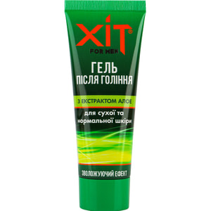 Гель после бритья Аромат ХИТ для мужчин с экстрактом алоэ для сухой и нормальной кожи 70 г