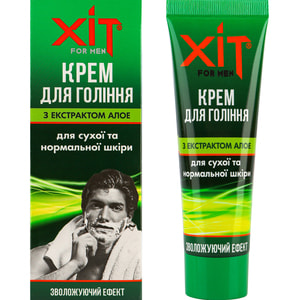 Крем для бритья Аромат ХИТ косметический для мужчин с алоэ для сухой и нормальной кожи 70 г