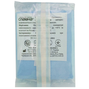 Покрытие операционное стерильное Славна материал смс размер 80 см x 70 см 1 шт