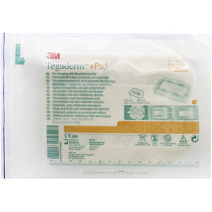 Пов'язка для закриття ран Tegaderm+Pad (Тегадерм +Пед) 3589 прозора плівкова з абсорбуючою прокладкою розмір 9 см х 15 см 1 шт